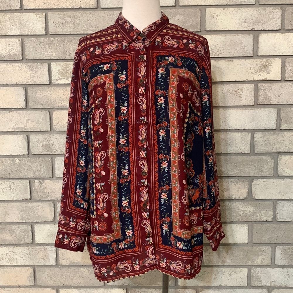 3for$20 blouse button front medium